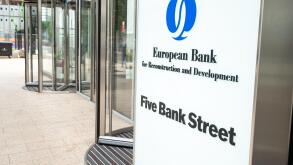 London- June 2023: European Bank for Reconstruction and Development in Canary Wharf