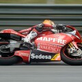 250cc Spanish Hector Faubel of Mapfre Aspar Team at 2008 Polini Malaysian Motorcycle Grand Prix Sepang Circuit Malaysia. Image shot 2008. Exact date unknown.