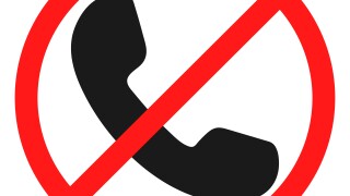 no phone handset icon