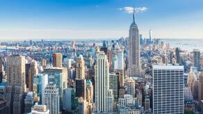 Manhattan skyline, New York Skyline, Empire State Building, New York City, United States of America, North America new york usa new york