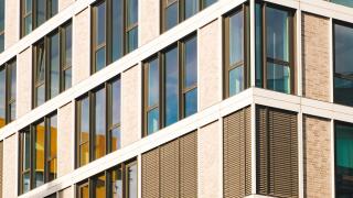 modern office building facade, commercial real estate exterior