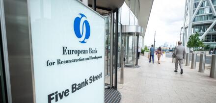 London- June 2023: European Bank for Reconstruction and Development in Canary Wharf