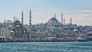 The Suleymaniye Mosque is one of many that dominates the Istanbul skyline.