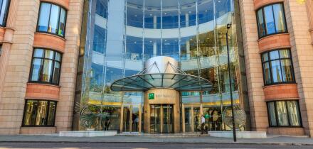 A daytime view of the BNP Paribas Corporate London Office, London England UK