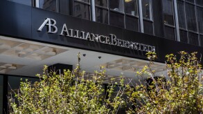 Alliance Bernstein offices are pictured in the New York City borough of Manhattan, NY