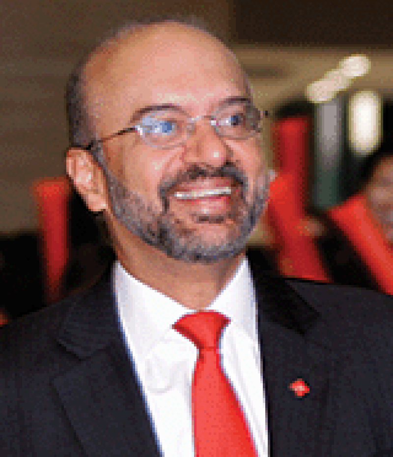 Piyush Gupta. DBS is synonymous with Singapore