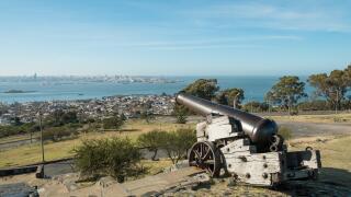 Montevideo as seen from its fortress hill
