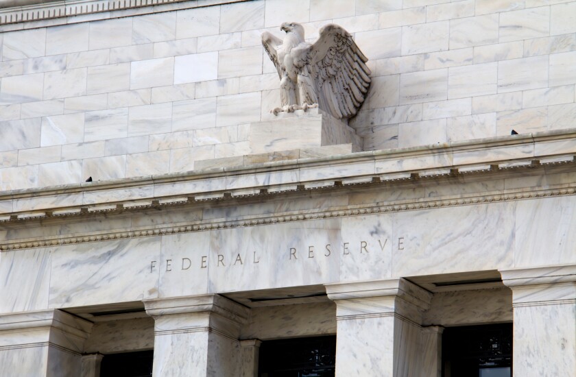 headquarters of the Federal Reserve in Washington, DC, USA,FED