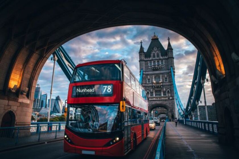 Bus Tower Bridge Adobe