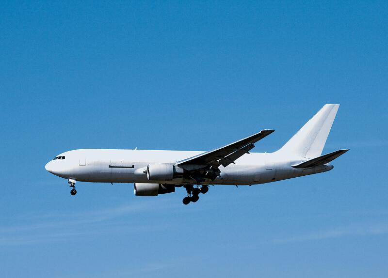 Blank White Airplane