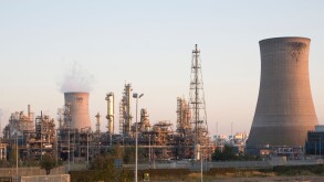 Heavy industry BP chemical works, Saltend, Hull, Yorkshire, England