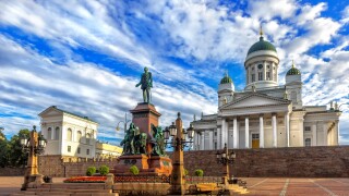 Senate square (Senaatintori) in Helsinki, Finland.