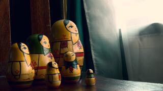 Russian Dolls on side table