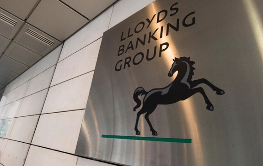 Lloyds London building sign from Alamy 30Apr24 575x375