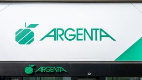 Vilvoorde, Flemish Brabant, Belgium - May 14, 2024 - Sign and facade of an Argenta banking agency