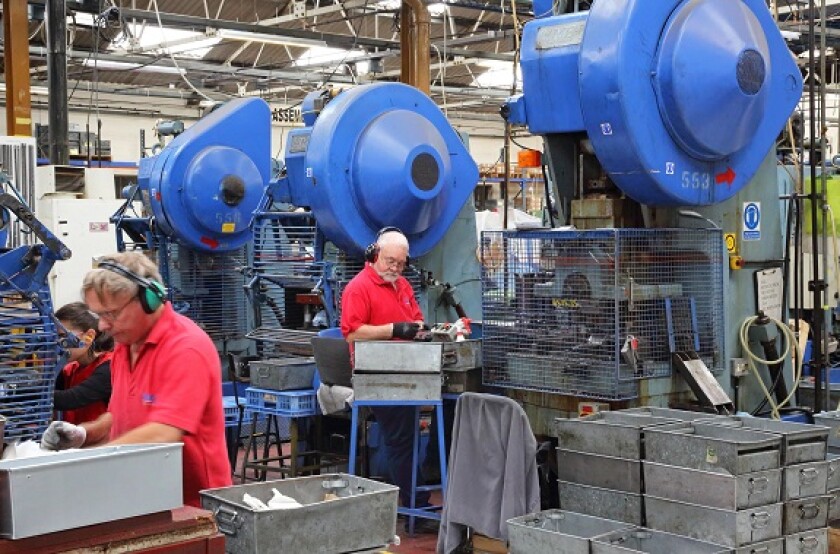 Factory manufacturing metalwork from Alamy 28Sep21 575x375