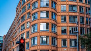 Credit Agricole London - Credit Agricole London HQ at Broadwalk House, 5 Appold St, London. Credit Agricole CIB Corporate & Investment Banking.