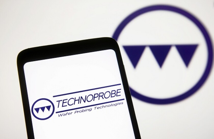 Ukraine. 18th Jan, 2022. In this photo illustration, Technoprobe logo is seen on a smartphone screen. (Credit Image: © Pavlo Gonchar/SOPA Images via ZUMA Press Wire)