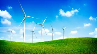 Turbine Green Energy Electricity Technology Concept