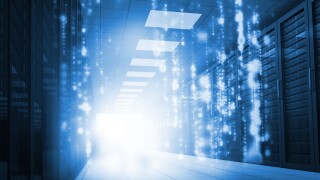Matrix falling in data center