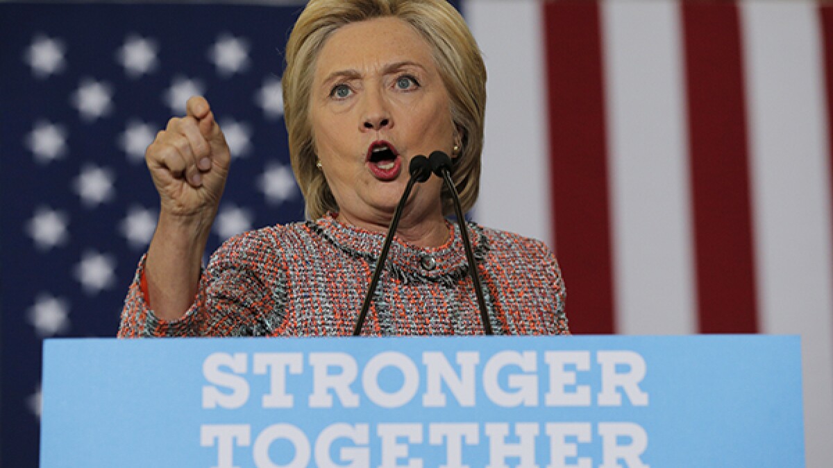 Euromoney Sideways Goldman Sachs Investing In People Hillary Clinton Campaign Calendar