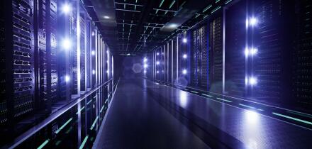 Data Center with Servers.