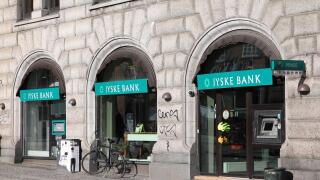 COPENHAGEN - MARCH 11: Jyske Bank branch on March 11, 2011 in Copenhagen, Denmark. Jyske Bank recently announced 757 million DKK of profit for 2010 (6