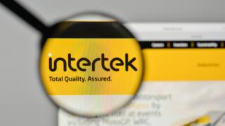 Milan, Italy - November 1, 2017: Intertek Group logo on the website homepage.