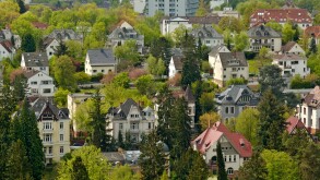 Villas in Neroberg district of Wiesbaden, Germany.