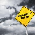 Volatility Ahead road sign warning