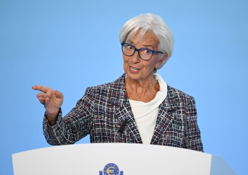 Lagarde, Christine at ECB press conference 18 July 2024 from Alamy