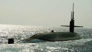 The ballistic missile submarine USS Maryland.