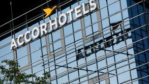 A logo sign outside of a facility occupied by AccorHotels in Munich, Germany, on August 26, 2018.