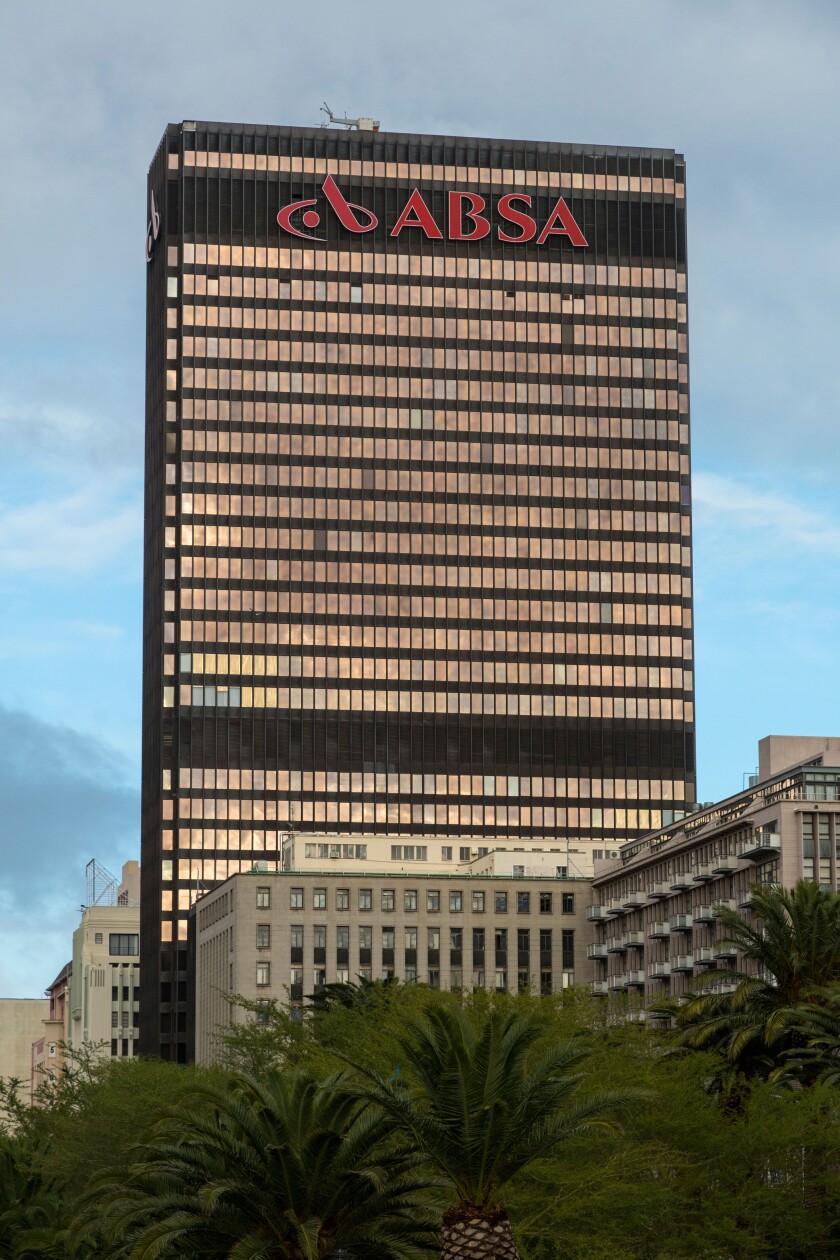 South Africa, Cape Town. Absa Bank Building, now Barclay's Africa Group after August 2013.