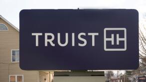 Truist bank building sign Manheim Pike branch Lancaster PA