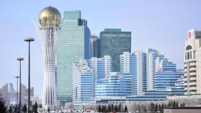 A view in Astana, Kazakhstan, in winter
