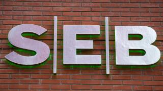 Gothenburg, Sweden. 7th Oct, 2019. Swedish financial group for corporate customers, institutions and private individuals with headquarters in Stockholm, Skandinaviska Enskilda Banken AB (SEB) logo seen in Lindholmen Science Park, Gothenburg. Credit: Karol