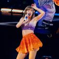 14th June 2024 - Liverpool, UK: Taylor Swift performs at Anfield football stadium during the Eras Tour. Photo credit: Thomas Jackson / Alamy Live News
