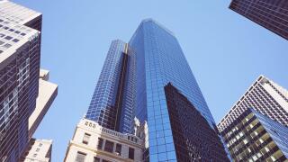 New York City diverse architecture, color toning applied, USA.