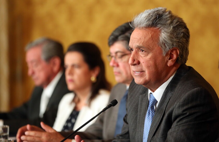 Ecuador, Lenin Moreno, president, restructuring, grace period, default