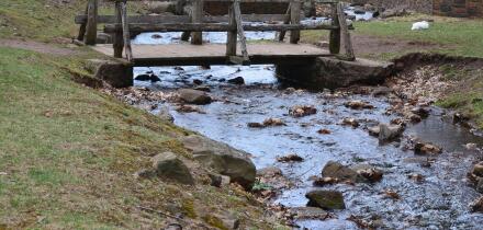 Small walk bridge