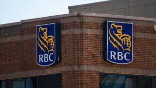 RBC sign in New Westminster, British Columbia, Canada