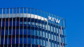 Frankfurt/Main, Hesse, Germany - KFW Bank. Frankfurt am Main, Hessen, Deutschland - KFW Bank.