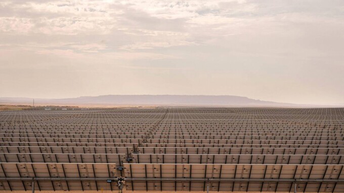 Thousands of photovoltaic solar panels generate electricity at Benban Solar Park, one of the world's largest solar power plant in the world, in Aswan, Egypt, Oct. 19, 2022. The Arab world s most populous country is taking steps to convert to renewable ene