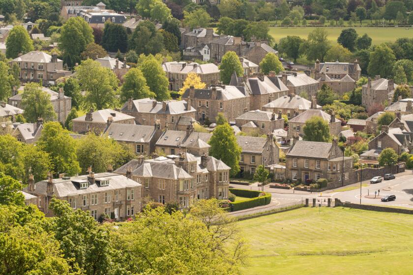 Victorian and Edwardian houses in the King's Park area of Stirling, Scotland, UK
