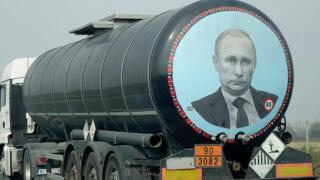Vladimir Putin, Russia, Croatia, gas, tank, truck, 575, Alamy