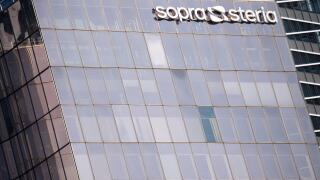 A general view of Sopra Steria building in La Defense business district, on November 04, 2020 in Puteaux, France. Photo by David Niviere/ABACAPRESS.COM