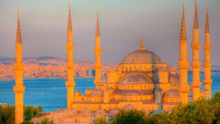 The Blue Mosque, Istanbul, Turkey, Built 1609, Black Sea near the Bosphorus, World Heritage Site