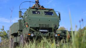 A Romanian M142 HIMARS system moves to a firing position during a European HIMARS Initiative summit in Torun, Poland, April 26, 2024. The European HIMARS Initiative continues to increase HIMARS efficiency for NATO Allies that participate. (U.S. Army photo