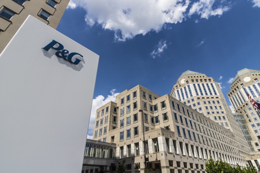 Cincinnati - Circa May 2017: Wide Angle Procter & Gamble Corporate Headquarters. P&G is an American Multinational Consumer Goods Company VII